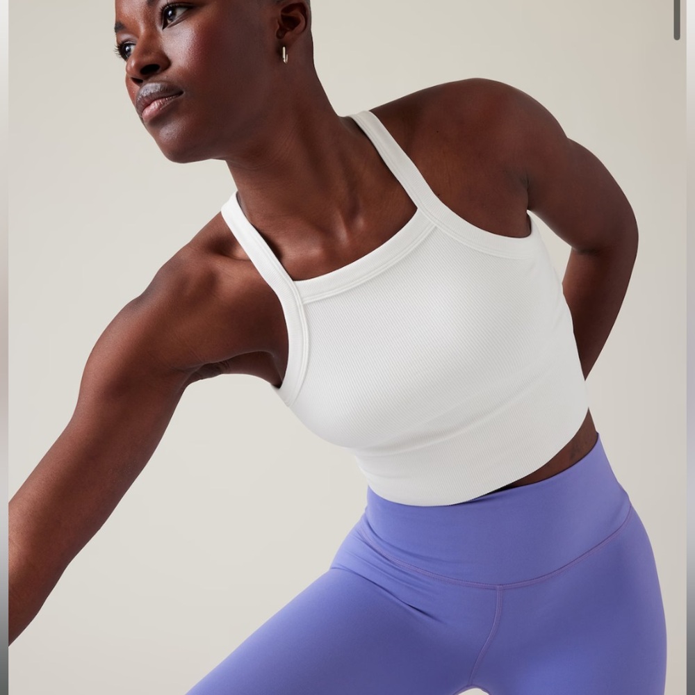 NWT Athleta AURORA SEAMLESS V-BACK TANK size XS